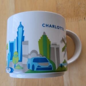 Starbucks Charlotte You Are Here Coffee Mug Cup 14oz